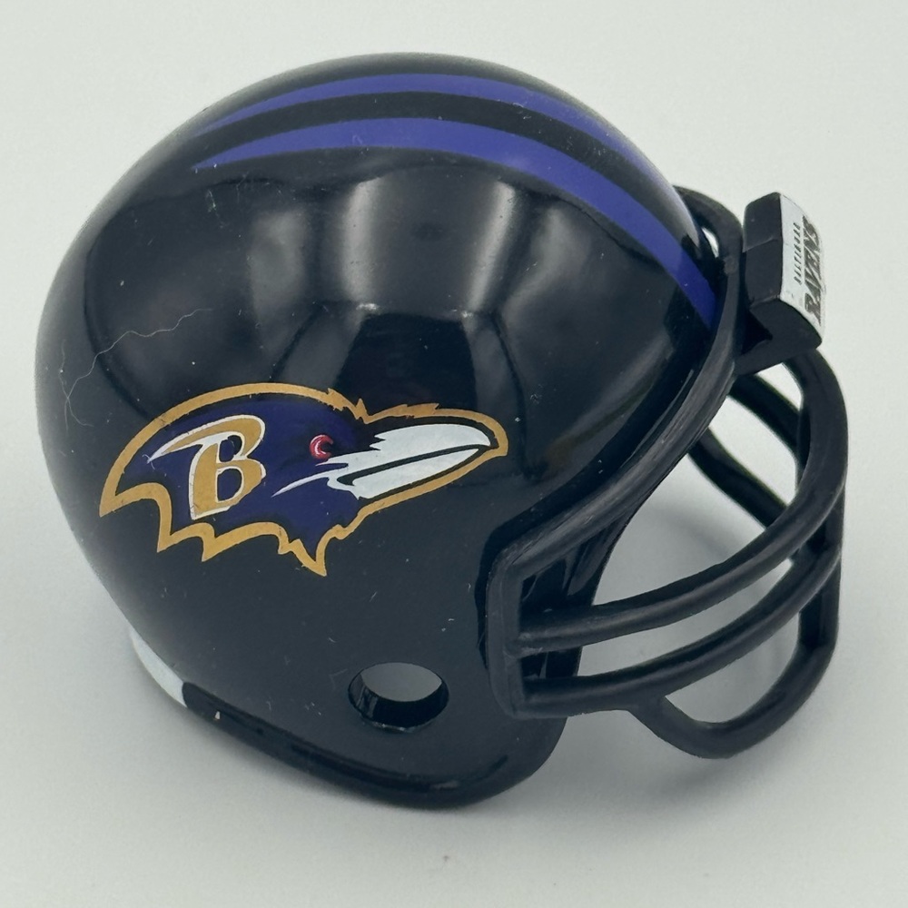 Vintage Baltimore Ravens Mini Helmet NFL Mighty Racers‎ 2006 Collectible 2.5"